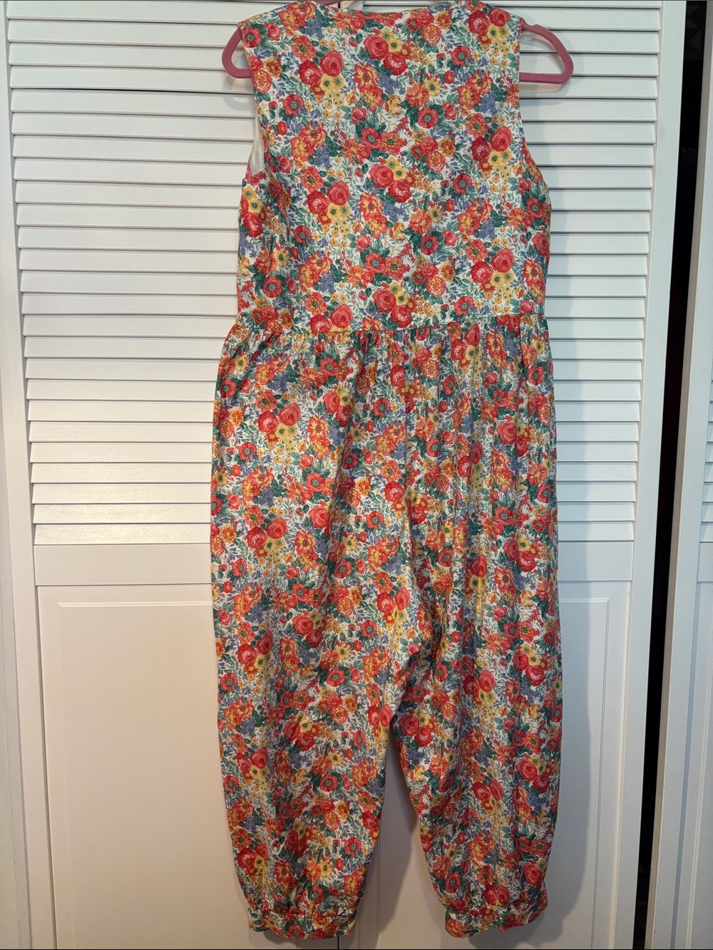 Laura Ashley Floral Sleeveless Jumpsuit in floral pattern - Picture 3 of 4